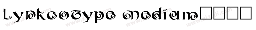 LynkcoType Medium字体转换
